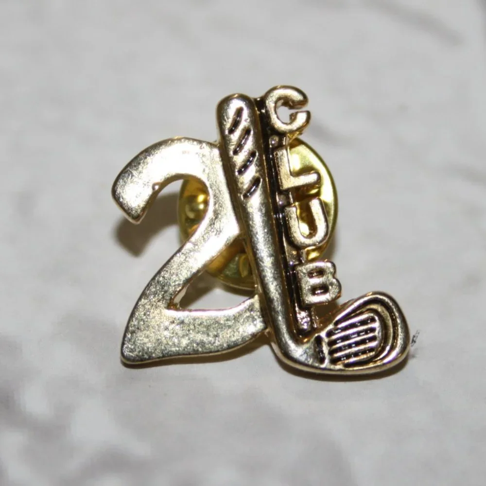 Gold 21 Club Gold lapel Pin 7/8